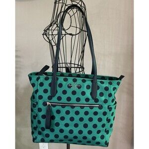 Kate Spade New York Chelsea Delightful Dot Large Tote Travel Handbag EUC